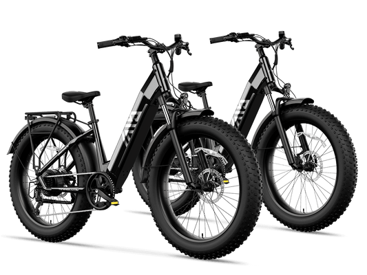 TST® Combo Sale Dreamer 26" Step-Thru Fat Tire Electric Bike