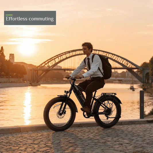 TST® Defender 26" Fat Tire Ebike For Adult