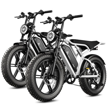 TST® Combo Sale R002 20" Full Suspension Moped-Style Ebike