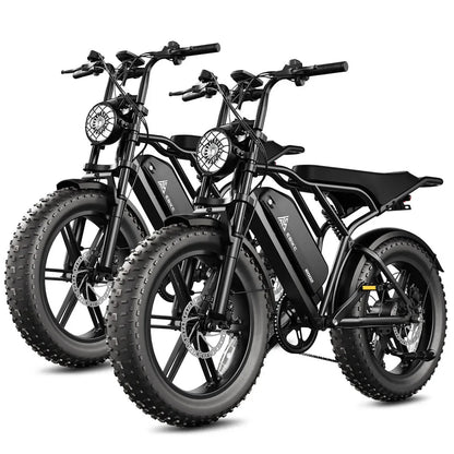 TST® Combo Sale R002 20" Full Suspension Moped-Style Ebike